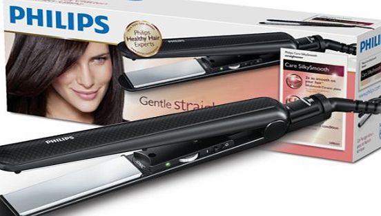 HP8333/03 Silky Smooth Hair Straightener with Ceramic Plates and Ion Conditioning for Shiny Frizz-free Hair