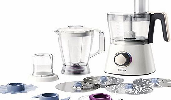 Philips HR7762/00 Viva Collection Food Processor, 750W, 28 Functions