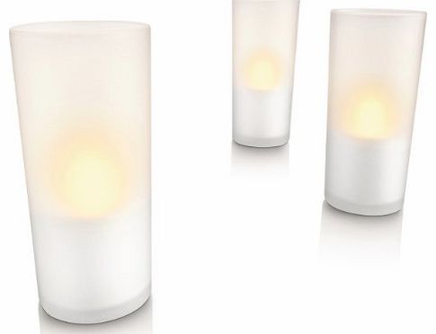 Imageo LED Rechargeable Candle Lights, White