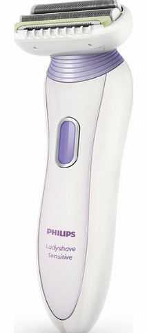 Ladyshave HP6366/00 Sensitive 3-in-1 Skin Protection System with Pivoting Head