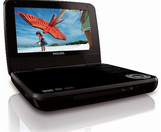 Philips PD7000B/05 7 inch Portable DVD Player - Black