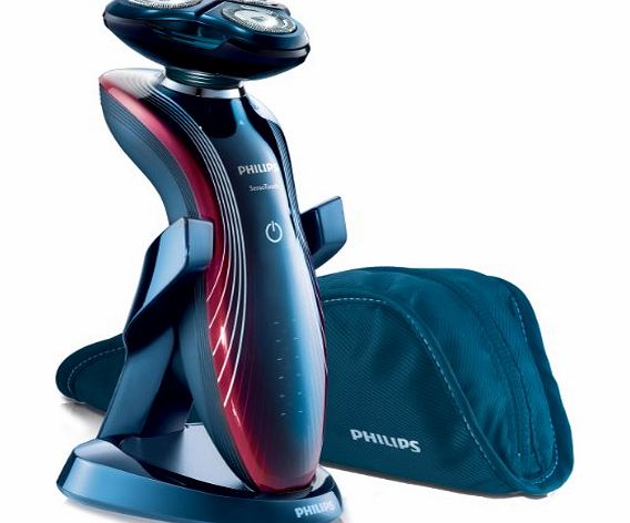 Philips SensoTouch RQ1180 GyroFlex 2D Rotary Rechargeable Shaver with Soft Travel Pouch