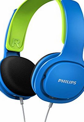 Philips SHK2000BL/00 Light Headphones with Volume Control Blue