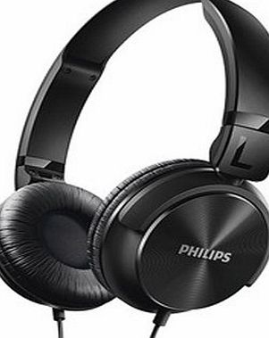Philips SHL3060BK/00 On-Ear Headphones with 32 mm Drivers and Closed-Back - Black