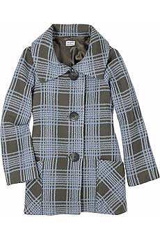 Philosophy Di Alberta Ferretti Checked swing coat