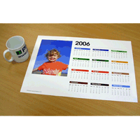 1 Page Photo Calendar