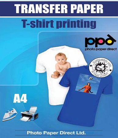 Photo Paper Direct A4 Inkjet T Shirt Transfer Paper X 10 Sheets