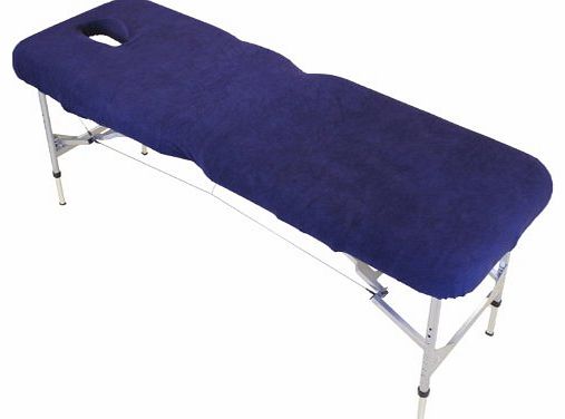 Physique Blue Massage Table Couch Cover with Face Hole