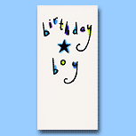 Piano Birthday Boy Star