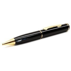 Spy Pen 4GB High Resolution 8mm pin hole Camcorder / Camera mode Pen with 4GB Internal Memory for Video Record or use for Memory Pen / Flash Drive use with Built in Battery + Free USB Extensi