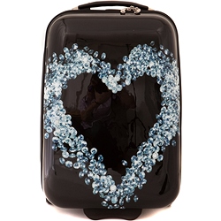 Diamond Heart Small 20` Trolley Case