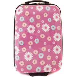 Picture Case Pink Flower Large 28` Trolley Case