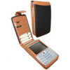 Piel Frama Luxury Leather Case - Nokia E61 - Black/Tan