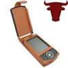 Luxury Leather Case for HTC P3300/XDA Orbit/MDA Compact III - Black/Tan
