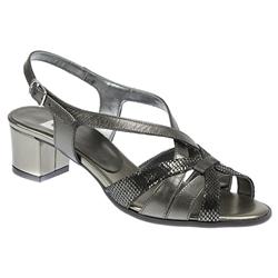 Female Mia Leather Upper Comfort Small Sizes in Pewter