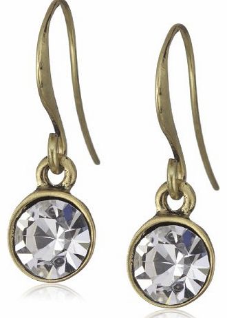 Womens Earring Classic Gold Plated, Crystal 651903