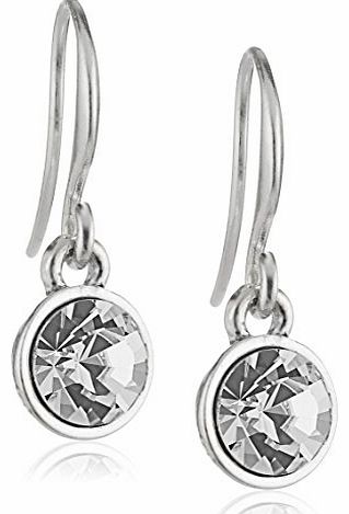 Womens Earring Classic Silver Plated, Crystal 651003