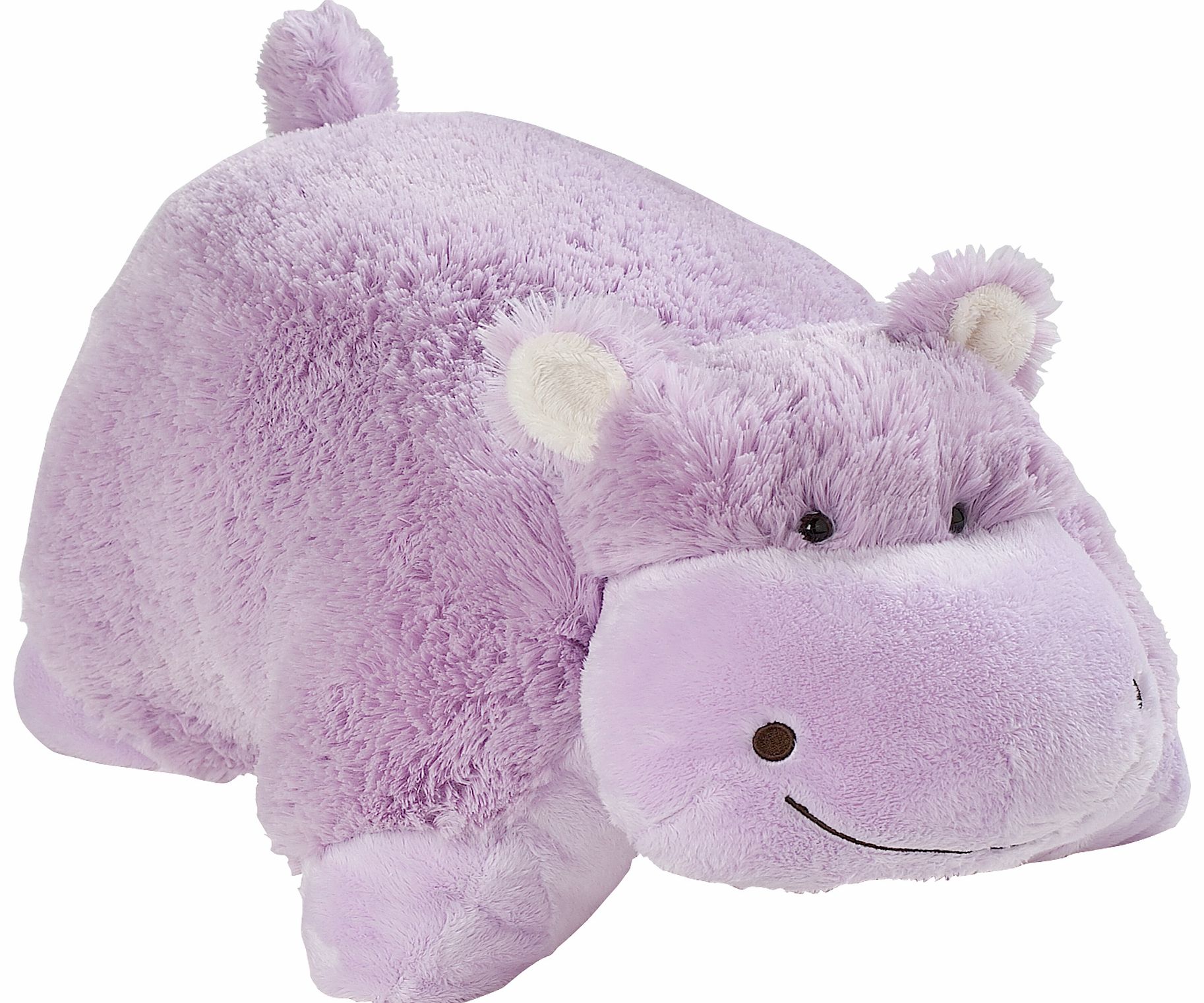 Huggable Hippo Pillow Pet 18`