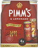 Pimms No.1 and Lemonade (4x250ml)
