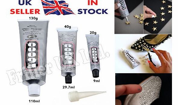 9Ml Tube Of E6000 Glue + Nozzle For Applying Crystals To Converse, Vans, NikeS & Other Footwear