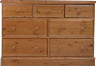 4FT 6IN 7 DRAWER SIDEBOARD OLD MILL