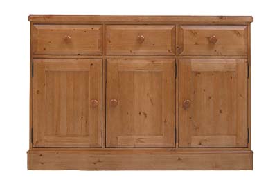pine 4FT 6IN SIDEBOARD OLD MILL