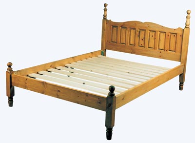 PINE BED CORNISH 5FT WITH LOW FOOT