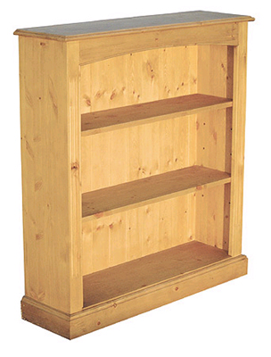 pine BOOKCASE 2 ADJUSTABLE SHELVES MEDIUM 42.5IN