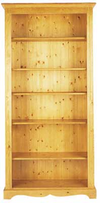 pine BOOKCASE CHUNKY 54IN x 48IN