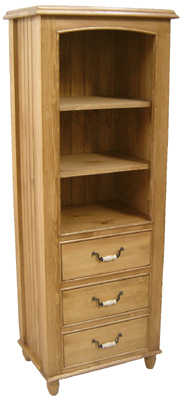BOOKCASE TALLBOY 59.5IN x 24IN PROVENCAL
