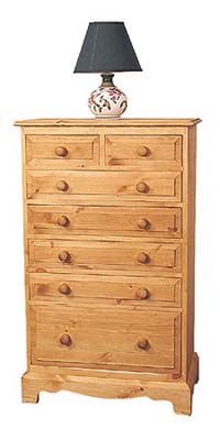 pine CHEST OF DRAWERS 2 5 ROMNEY