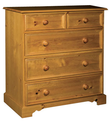 pine CHEST OF DRAWERS 2 OVER 3 ROSSENDALE Pt4