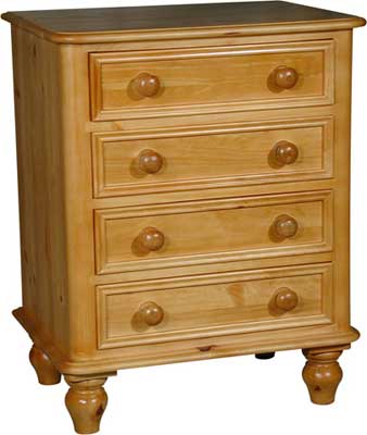 CHEST OF DRAWERS 4 DRAWER ASCOT Pt4