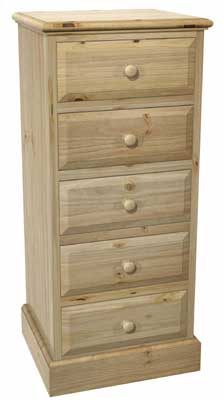 CHEST OF DRAWERS 5 DRAWER BURFORD