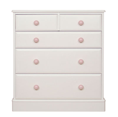 CHEST OF DRAWERS 5 DRAWER WIDE JACK AND