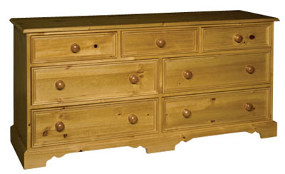 pine CHEST OF DRAWERS SEVEN DRAWER ROSSENDALE Pt4