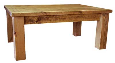 COFFEE TABLE OBLONG ROUGH SAWN