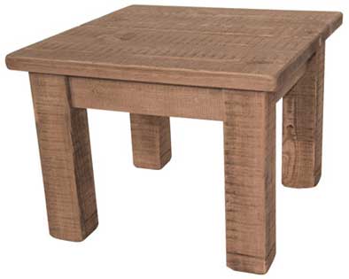 pine COFFEE TABLE SMALL ROUGH SAWN