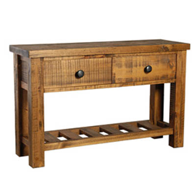 pine CONSOLE TABLE 2 DRAWER SPENCER