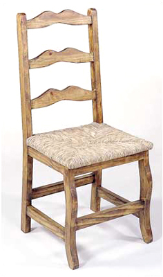 PINE DINING CHAIR UPHOLSTERED CELAYA