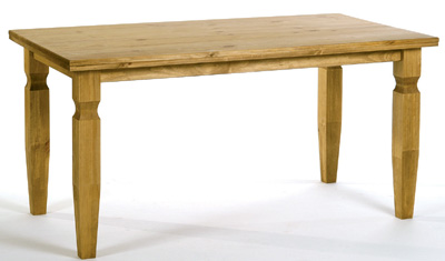 pine Dining Table Oblong 120 cm Santa Fe Value