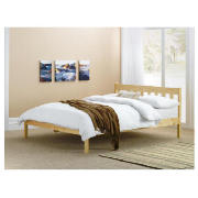 Pine Double Bed With Brook Mattress
