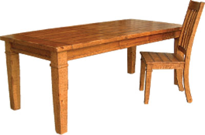 pine EXTENDING TABLE RUSTIC EL PASO