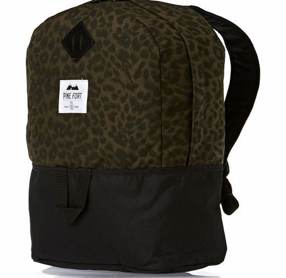Pine Fort Back Backpack - Olive Cheeta / Black