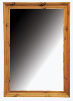 PINE MIRROR BEVELLED LARGE