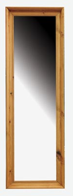 PINE MIRROR BEVELLED LONG