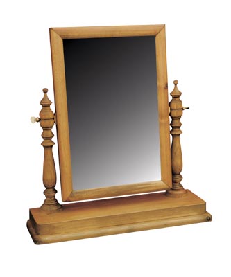 PINE MIRROR SWING WITH BRASS SCREWS