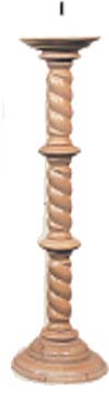 PINE PLANT STAND BARLEY TWIST