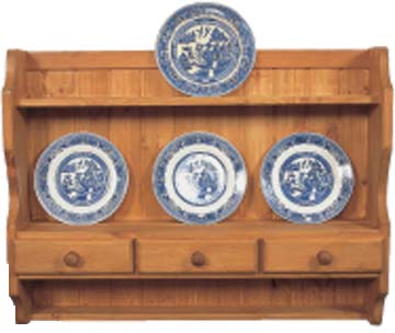 PINE SHELF UNIT 3DRAWER