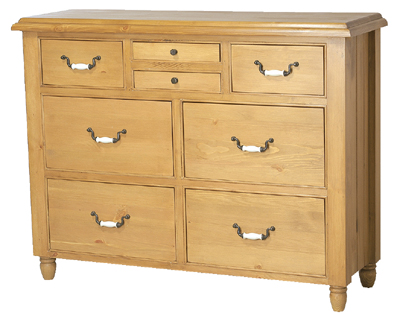pine SIDEBOARD 4 OVER 4 PROVENCAL